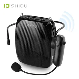Hoparlörler Shidu S615 Ultra Kablosuz Ses Amplifikatör Taşınabilir UHF Mini Ses Hoparlörü USB Lautsprecher Öğretmenler için Tourrist Yoga Eğitmeni