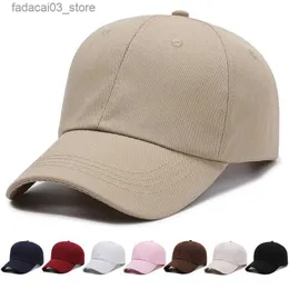 Czapki kulkowe czarne solidny kolor baseballowa czapka słońca Snapback Caps Casquette Hats Doponowane swobodne gorras Hip Hop Tatę Kapelusze dla mężczyzn kobiety unisex Q240116