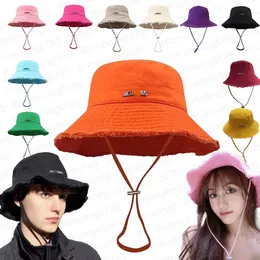 Tasarımcı Jacquemly Buck Hat Jacquemu Enginar Bob Erkekler Kadın Geniş Kötü Şapka Les Klasikler Katlanabilir Balıkçı Güneş Şapkası Seyahat Güneş Şapkası