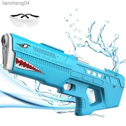 Piasek Play Water Fun Electric Water Gun for Adults Dzieci Automatyczny pistolet wodny na letni automatyczny basen plażowy gry na plażę zabawki na zewnątrz dla dzieci Prezent