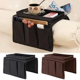 Aufbewahrungstaschen 1 stück Home Sofa Armlehne Hängende Tasche Bettrahmen Tasche Fernbedienung Buch Unordnung Oxford Stoff Material