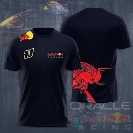2024 Nuova tuta da gara F1 Team Summer Manica corta da uomo Girocollo T-shirt Personalizzazione della camicia culturale