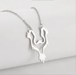 Pendant Necklaces 1PC Stainless Steel Albania Eagle For Men Women Coat Of Arms Necklace Jewelry F1369