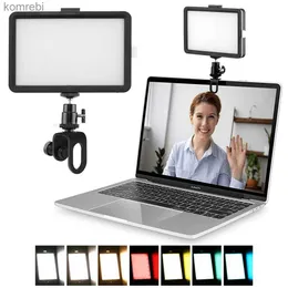 Selfie Lichter LED Fotografie Video Licht Panel Lampe Tragbare Fotografie Beleuchtung Kit Mit Clip RGB Filter Für Youbube Shoot Live StreamingL240116