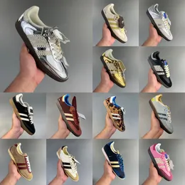 Yeni Stil Tasarımcı Ayakkabı Vintage Trainer Sporcular Sportif Slip Dış taban Moda Klasik Gümüş Erkekler Kadın Günlük Ayakkabılar