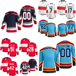 Custom Hockey 28 Josh Mahura Jerseys 17 Evan Rodrigues 91 Oliver Ekman-Larsson 77 Niko Mikkola 82 Kevin Stenlund 7 Dmitry Kulikov 42 Gustav Forsling Youth Women Men