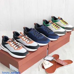 Week End Walk Sneakers Loropinas Scarpe casual New Mesh Pelle bovina Patchwork Casual Sport Scarpe da uomo Tendenza classica e versatile con colori a contrasto HB 3YCV