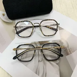 2024 Luksusowe projektant okulary przeciwsłoneczne dla kobiet Chromy okulary Ramy Męskie Nowy spektakl czarny moda Myopia sercowe okulę ramy unisex okulary soaz