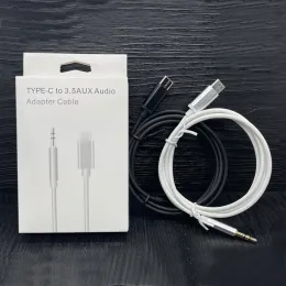 Araba Ses 1m 3ft Kablo USB Tip C - Erkek Jack Aux Kulaklık Kablosu USBC Kulaklık Adaptör Dönüştürücü İPhone 14 13 12 11 X Pro Max ve Zz