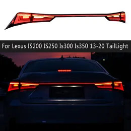 For Lexus IS200 IS250 Is300 Is350 13-20 LED Tail Light Car Taillight Assembly Rear Lamp Brake Reverse Running Lights Streamer Turn Signal