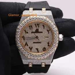 Ap Vvs di alta qualità Top Premium Brand Hot Custom Dign Hip Hop Uomo Donna Set mano Lced Out Diamond Moissanite Watch