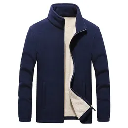 Mens Thick Fleece Jackets Men Outwear Sportswear Wool Liner Warm Jackets Coats Man Thermal Coat Men Winter Coat Plus Size L-4XL 240115