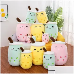 P Animal 24Cm Milk Tea Ps Toy Pie Brewed Animalss - Stuffed Cartoon Cylindrical Body Pillows Cup Shaped Pillow Drop Delivery Dhljg