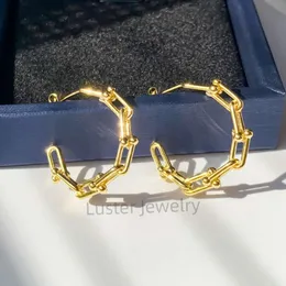 Lustre Jewellery 10/14/ Creolen aus massivem Gold, trendig für Damen