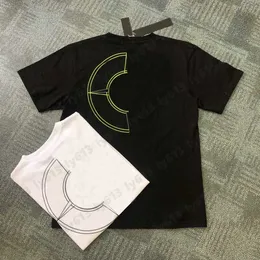 Летняя мужская футболка Дизайнерская футболка Мужская одежда 2024 Stone Tide Towel Вышитые буквы с принтом Свободная футболка с коротким рукавом Island