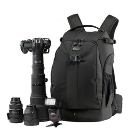 Tillbehör Lowepro Camera Bag Ny Flipside 500 AW Professional DSLR Camera ryggsäck Antitheft Spegelfri kamerapåse Photo Bag