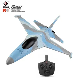 WLTOYS XK A290 RC AIRPLANE 24G Fjärrkontroll Fighter Hobby Plan Glider 3Ch 3D6G System Plane Epp Drone Wingpan Toys 240116