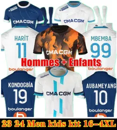 23 24 24 Milik Soccer Jerseys 2023 2024 Marsylia Maillot Foot Cuisance Bakambu pod Gerson Payet Football Shirts Men Kit Kit Guendouzi Dieg Fan Version322