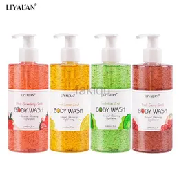 Body Wash Fruit Scrub Shower Gel Exfoliating Soothing Whitening Body Wash Lightening Pore Deep Clean Skin Moisturizing Bath Foam Organic zln240116