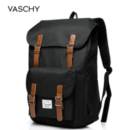 Bags VASCHY Men's Backpack Student Bag College High School Bags Travel Bag Laptop Backpack bookbag women backpack