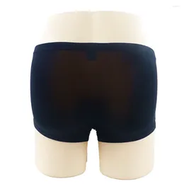 Cuecas experimentam lazer e estilo com nossos shorts boxer de seda gelo transparentes ultrafinos adequados para cada estação