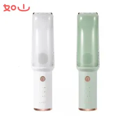 Rushan Baby Electric Vacuum Hair Trimmer Clipper USB Rechargeable Ceramic Cutter IPX7 Waterproof Low Noise 240116