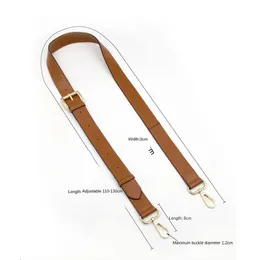 3 cm breiter Leder-Crossbody-Schultergurt, verstellbarer Rucksack-Gürtel, Taschenkette, Ersatz-Unterarmgurt, Geldbörsen-Zubehör 240115