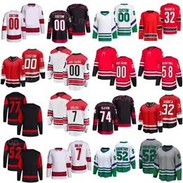 Kobieta młodzież młodzież hokej 58 Michael Bunting Jerseys 32 Antti Raanta 52 Pyotr Kochetkov 77 Tony DeAngelo 7 Dmitry Orlov 74 Jaccob Slavin 88 Martin Necas Reverse Retro Retro Retro