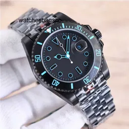 Orologi meccanici automatici Business 40 mm quadrante nero orologio casual da uomo moda cinturino in acciaio inossidabile movimento automatico meccanico