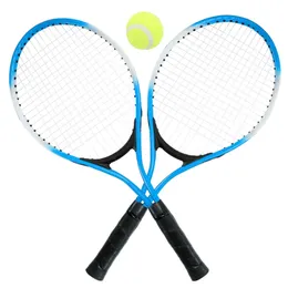 2 pçs raquete de treinamento de alta qualidade raquete de tênis júnior para crianças jovens raquetes de tênis com saco de transporte 240116
