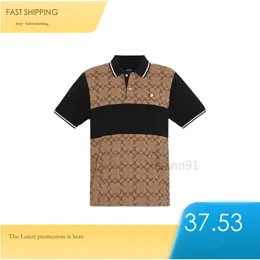 Coach Marca Masculina Moda Camiseta Coach Estilo Cardamomo Com Masculino Preto Coach Manga Curta Coleção de Luxo Novo Coach Moletons Designer Camisa Polo Masculina WAYK 139