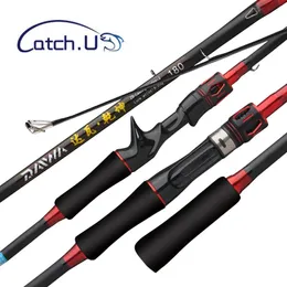 1.8m Spinnning Fishing Rod Carbon Fiber Casting Fishing Pole Bait Weight 8-20g River Lake Reservoir Pond Fast Lure Fishing Rods 240116