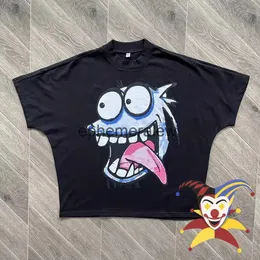 Men's T-Shirts Loose T-shirt Men Women Cartoon Pattern Digital Tees T Shirtephemeralew