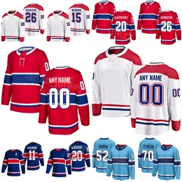 Drużyna hokeja 15 Alex Newhook Jersey Kids Men Men 70 Tanner Pearson 52 Justin Barron 26 Johnathan Kovacevic 20 Juraj Slafkovsky 31 Carey Cena 11 Brendan Gallagher