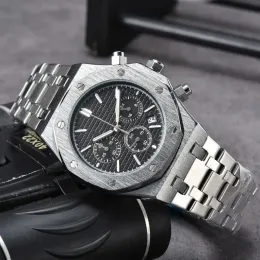 AP Zegarki na nadgarstki dla mężczyzn Mens AP zegarki wszystkie wykładowe kwarc Watchnij Wysokiej jakości najlepsza luksusowa marka chronograph zegar Zespół Zespół Zespół Mężczyznę Modną Automatyczną Kalendarz App10