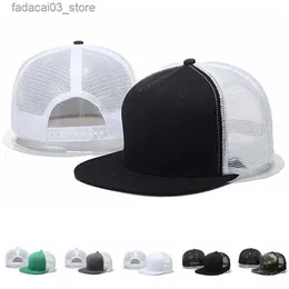 CAŁY BALL Fashion Unisex Cap Acryl Capa Snapback Hat Wysokiej jakości dorosły Hip Hop Baseball Cap Men Men Mesh Cap Outdoor Basal Q240116