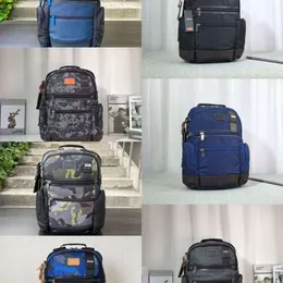 デザイナーバックパックTumi Mens Ballistic Nylon Back Pack BookBag Luxury Outdoor Computer Bags Sport Travel Busines