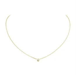 Designer smycken diamants legers hänge halsband diamant d'amour kärlek halsband för kvinnor flickor collier bijoux femme varumärke j2469