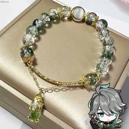 Braccialetti con ciondoli Bracciale cosplay ispirato ad Alhaitham Dendro Green Kaveh Costume Oggetti di scena Gioielli Regali