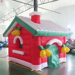 4x4m-13x13ft envío de puerta gratis actividades al aire libre Navidad inflable Santa Grotto casa tienda de campaña decoraciones de Navidad