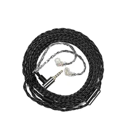 Accessories JCALLY JC16S 16 Core OFC Upgrade Cable with Microphone HIFI Earphones Upgrade Cable For KZ ZAS ZSX ZS10 PRO CRA C12 BAX VX V90