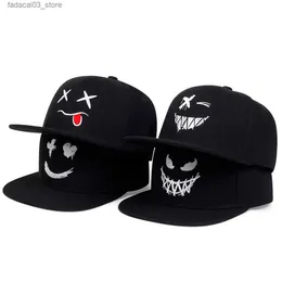 Czapki piłki hip -hop men czapka spersonalizowana haftowana czapka baseballowa regulowana bawełniana kapelusz snapback wiosna lato na świeżym powietrzu Hat Hats Hats Q240116