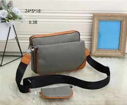 حقيبة رسول للرجال في الهواء الطلق مصممون مصممي الأكياس Pochette Trio Prest Proseility PM Men Conder Facs Travel Crossbody Handbag 'A040