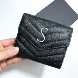 gesteppte Luxus-Designer-Taschen-Passhüllen, Herren-Schlüsseltasche mit Klappe, Schlüsselbrieftaschen, Kartenhalter, echtes Leder, Damen-Kartenmode, Münzbörsen