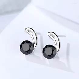 Kolczyki stadniskie Modna Real 925 Sterling Silver For Women Pure S925 Cubic Criconia Earing Akcesoria biżuterii