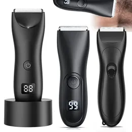 Rasoio per peli del corpo da uomo Rasoio per aree sensibili Depilazione Bikini Trimmer Inguine Corpo Rasoio Groomer Braccio Barba Rasoio 240116