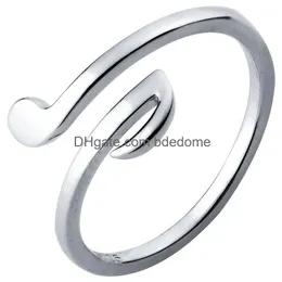 Кольца Mloveacc Аутентичные 100% стерлингового серебра 925 пробы Кольца Прекрасное кольцо на палец со змеей для женщин Ювелирные изделия для вечеринок Подарок 911 T2 Прямая доставка Dhn5M