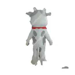 Trajes de mascote adorável traje de vaca personagem de desenho animado roupas halloween natal fantasia vestido de festa adt tamanho aniversário roupa ao ar livre su otb2c