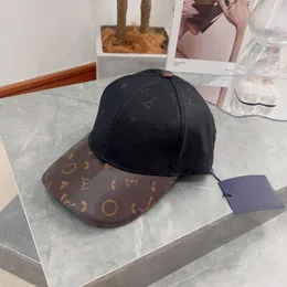 Top Caps Cap Tasarımcı Şapkalar Mektuplar Deri Mağazalar Lüks Rüzgarlı Beyzbol Cap Casquette Hats Klasik Bayanlar Erkekler Retro Moda Şapkaları Sıradan Yüz Maç Güneş S-9