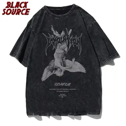 HARAJUKU ART FALLEN ANGEL MENS T-SOMMER SOMMER